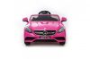 Hoops Elektromos autó Mercedes Benz S63 (120 cm) - Rózsaszín