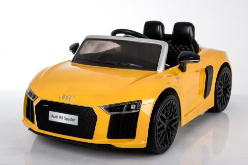 Hoops Elektromos autó Audi R8 Spyder (118 cm)  - Sárga ( 2 személyes! )