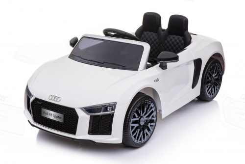 Hoops Elektromos autó Audi R8 Spyder (118 cm)  - Fehér ( 2 személyes! )