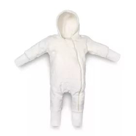   Kenguru Microfiber és pamut overál (2 Tog) - Ekrü (0-3 hónap)