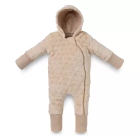  Kenguru Microfiber és pamut overál (2 Tog) - Mogyoró (0-3 hónap)