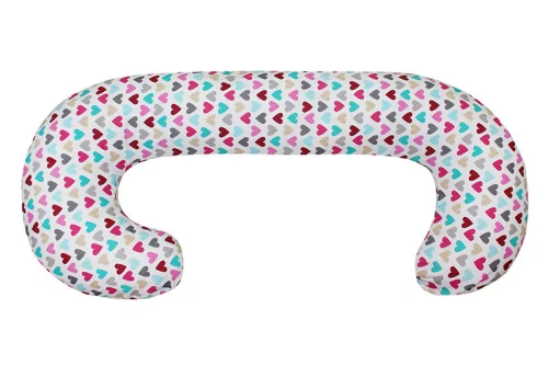 Scamp C alakú kismama ölelő párna - ColorfulHearts