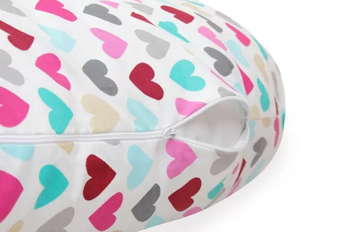 Scamp C alakú kismama ölelő párna - ColorfulHearts