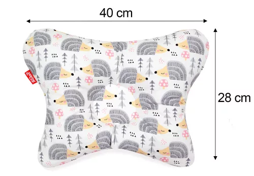Scamp Laposfejűség elleni babapárna - HedgehogGrey