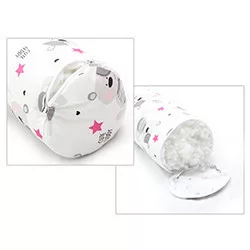 Scamp Rácsvédő hengerpárna 210 cm - White Grey Bears