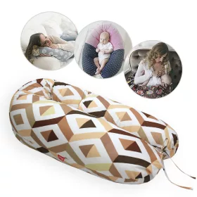 Scamp Szoptatós párna - Barna minták