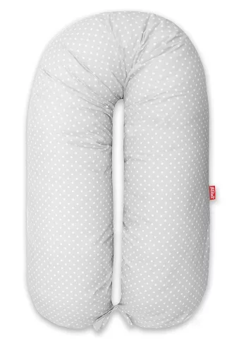 Scamp Szoptatós párna - Szürke alapon pici fehér pöttyök