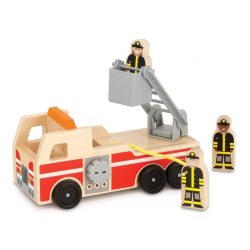 Tryco Fából készült tűzoltóautó 