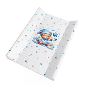 BabyLion Merev pelenkázó lap 50x70 - Kék maci