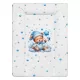 BabyLion Puha pelenkázó lap 50x70 cm - Kék maci
