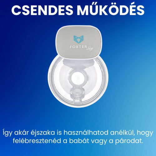 Foxter Lily kéz nélküli elektromos mellszívó