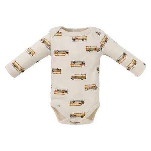 Foxy Baby Pamut Rövid és hosszú ujjú body + nadrág szett (68) - Iskola Busz