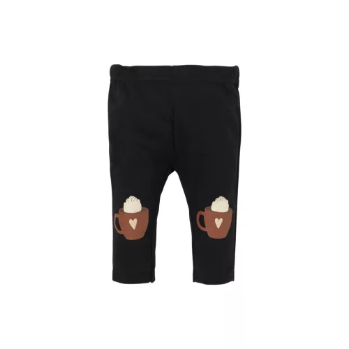 Foxy Baby Pamut Rövid és hosszú ujjú body + nadrág szett (74) - Forró csoki