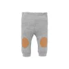 Foxy Baby Pamut Rövid és hosszú ujjú body + nadrág szett (56) - Szürke csíkos