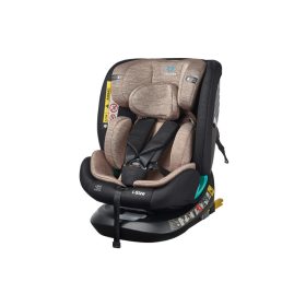   Foxter One I-Size 360°-ban forgatható ISOFIX gyermekülés (40-150 cm) - Black-Brown
