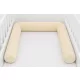 Scamp Rácsvédő hengerpárna 210 cm - Velvet Cream