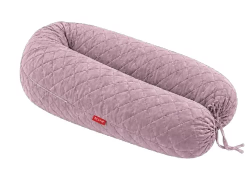 Scamp formázható univerzális szoptatós párna velvet huzattal 155cm - Mauve