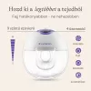 Lansinoh Single hordható mellszívó 4 fázisú, egyes + Lansinoh anyatejtároló zacskó 25 db szett