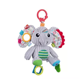   Bali Bazoo Felakasztható, zenélő plüss játék rágókával - Elefánt