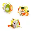 Jollybaby Deluxe puha labda rágókával - Soft Jungle