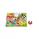 Tooky Toy Farm állatai forma kirakós fa játék puzzle 8db-os