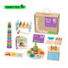 Tooky Toy Montesszori fa játék oktató box - TK752