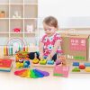 Tooky Toy Montesszori fa játék oktató box - TK754