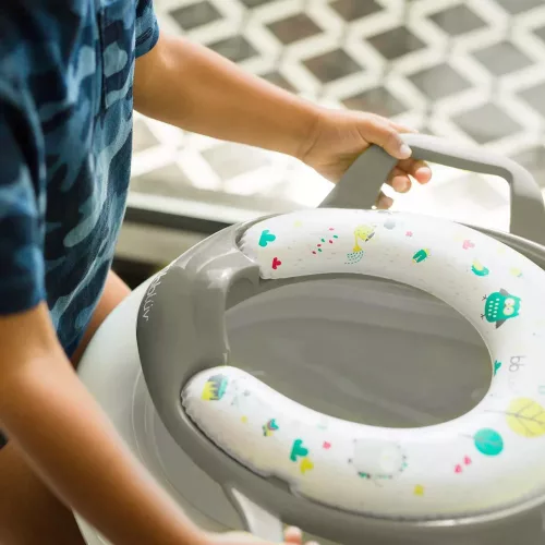 Bblüv Pöti párnázott wc szűkítő - Szürke