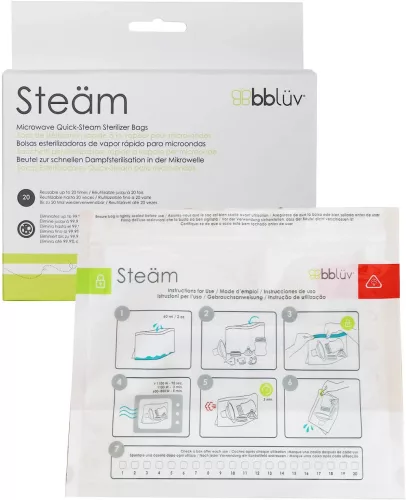 Bblüv Steam többször használható sterilizáló zacskó (6 db)
