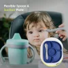 Bblüv Set szilikon etetési szett - Navy