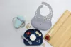 Bblüv Set szilikon etetési szett - Navy