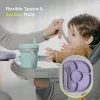 Bblüv Set szilikon etetési szett - Violet