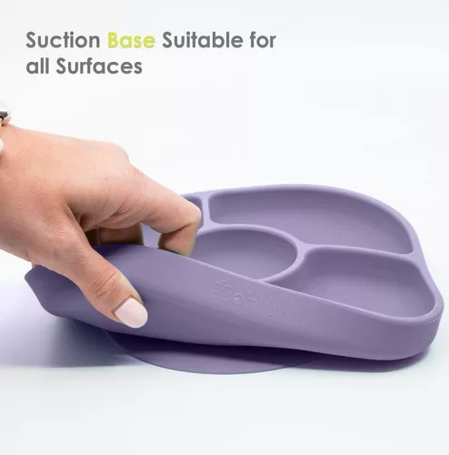 Bblüv Set szilikon etetési szett - Violet