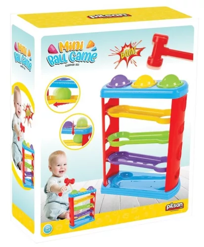 Pilsan Mini golyópálya 3 labdával kalapáccsal