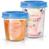 Avent Via Natural Etető szett - 10x180 ml + 10x240 ml Via poharak etetőkanállal