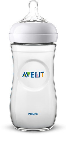 Avent Natural cumisüveg - 330 ml  (6 h+) - Áttetsző