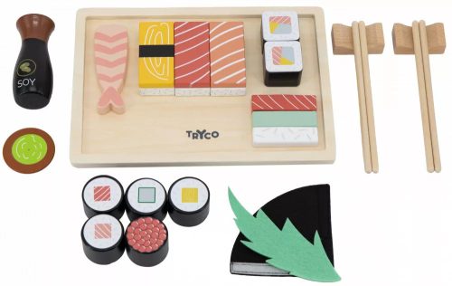 Tryco Fából készült sushi készlet