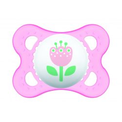   MAM Original Garden szilikon cumi (2-6 hónap) - Rózsaszín - virág