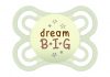 MAM Perfect éjszakai szilikon cumi (2-6 hónap) - Fehér - Dream big
