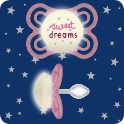   MAM Perfect éjszakai szilikon cumi (2-6 hónap) - Rózsaszín - Sweet Dreams