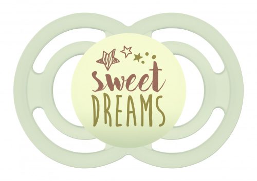 MAM Perfect éjszakai szilikon cumi 6h+ - Fehér - Sweet dreams