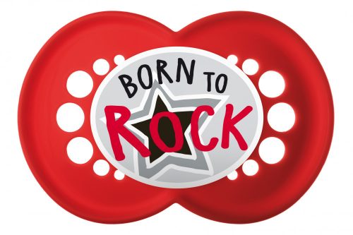 MAM Original Rock'n'Roll szilikon cumi 16h+ - Piros - Born to rock