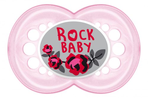 MAM Original Rock'n'Roll szilikon cumi 16h+ - Rózsaszín - Rock Baby