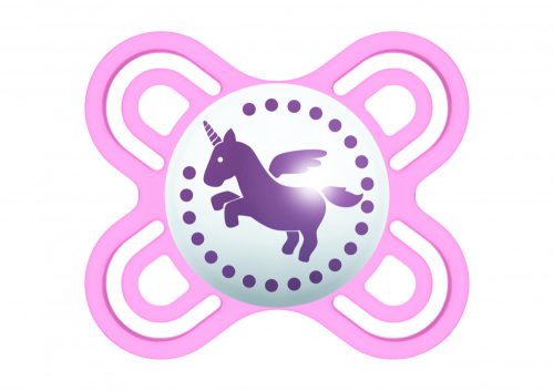 MAM Perfect Start Fairytale szilikon cumi (0-2 hónap) - Rózsaszín - unikornis