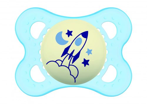 MAM Original Astro éjszakai cumi (2-6 hónap) (2023) - Kék - Rakéta