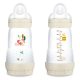 MAM Matt forest Anti-Colic cumisüveg 260ml - 2h+ - Fehér