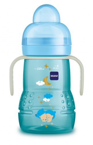 MAM Trainer éjszakai tanulópohár 220 ml - 4h+ - Kék