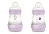 MAM Anti-Colic Matt cumisüveg 160 ml (2024) - 0h+ - Lila - Zsiráf