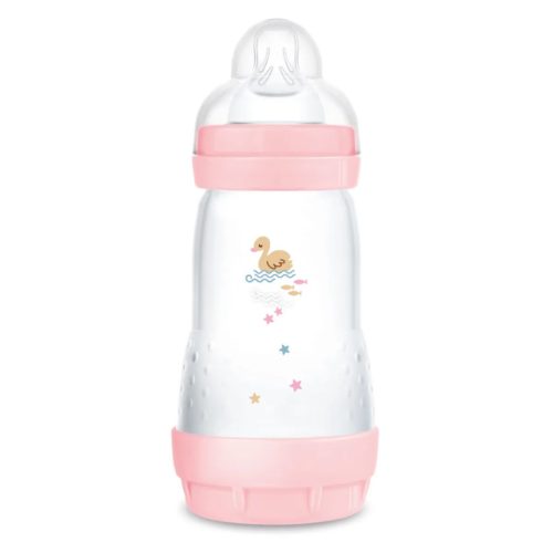 MAM Anti-Colic cumisüveg 260 ml Sealife (2024) - 2h+ - Rózsaszín - Kacsa