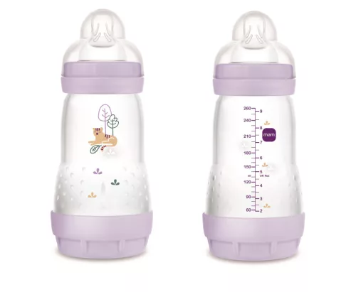 MAM Anti colic Matt cumisüveg 260ml lány